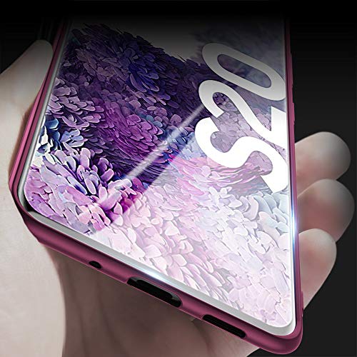 X-level Samsung Galaxy S20 Case, Slim Fit Soft TPU Ultra Thin S20 Mobile Phone Cover Matte Finish Coating Phone Case Compatiable Samsung Galaxy S20/Galaxy S20 5G - WineRed