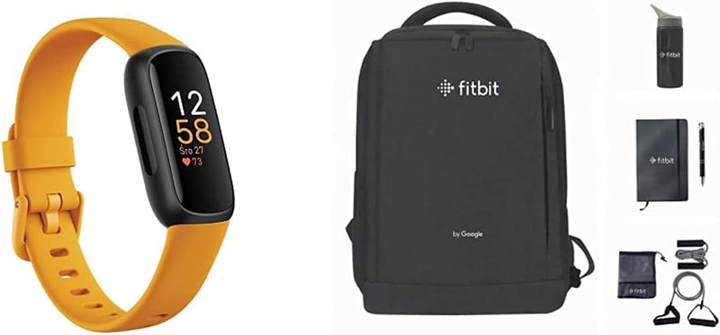 Fitbit Inspire 3 Activity Tracker with 6-months Premium Membership Included, up to 10 days battery life and Daily Readiness Score - Black/Midnight Zen, One Size