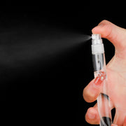 50 Pcs Mini Perfume Sample Bottle 10ml Clear Spray Bottle Empty Glass Fine Mist Refillable Dispensing Bottles Atomizer Portable Small Travel Containers for Essential Oil Liquid Cosmetic Tool