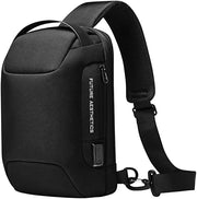 Sling Bag, Waterproof Men's Chest Bag Shoulder bags Crossbody Sling Backpack for Men - 22085black