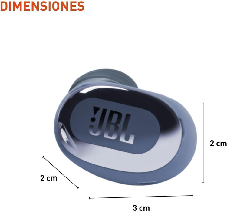 JBL Live Free 2 - True Wireless Noise Cancelling Earbuds, Up to 35hrs of Playtime, 6 mics for Perfect Calls with Zero Noise, IPX5 Waterproof, Oval Tubes for Better Comfort, Isolation, & bass (Silver)