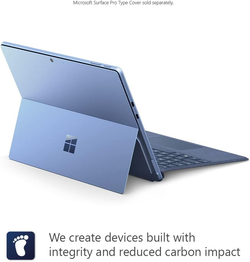Microsoft Surface Pro 9 with 2880 X 1920 (267 PPI) PixelSense Display, Intel Core i7-1255U, Integrated graphics, 16GB RAM, 1TB SSD, Windows 11, Platinum - [QKI-00008] Device Only - Silver