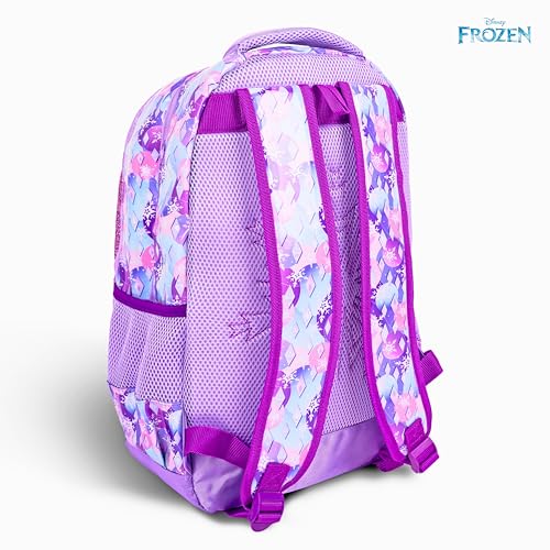 TRUCARE Disney Frozen 18 Inch Kids School Bag - Ergonomic Backpack Lightweight, Durable, Students 6+ - Perfect for Travel & School,For Girls