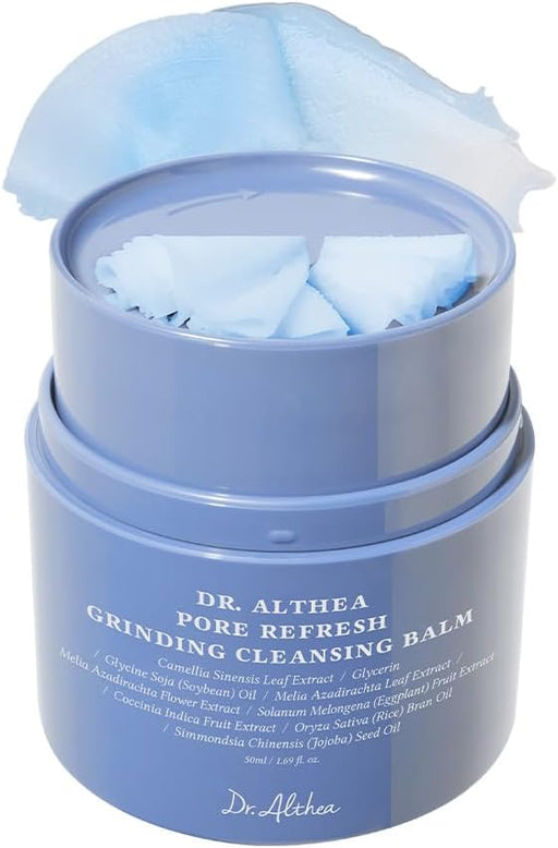 Pore Refresh Grinding Cleansing Balm Pore Cleanser with Green Tea Extract Hygenic One-Step Makeup Cleansing Cream For All Skin Types Korean Vegan Skin Care 1.69 Fl Oz