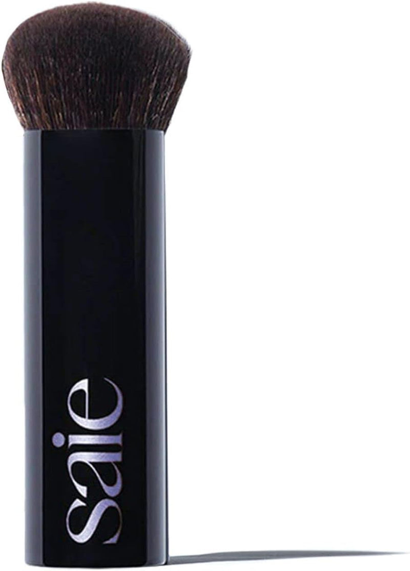 Saie The Big Brush - Soft, Multi-Use Liquid + Cream Makeup Brush - Buffing Makeup Applicator With Synthetic Bristles For Easy Blending + Building - Vegan, Cruelty-Free (1 Count)