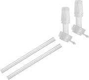 Water Bottle Eddy+ Kids Bite Valves and Straws Accessory, Clear, L - Single