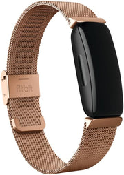 Unisex-Adult METALLGEFLECHT Armband Inspire 2 Watch Strap, Edelstahl in Rosegold, One - Rose Gold Stainless Steel