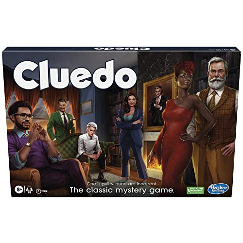 Hasbro Gaming Cluedo Board Game for Children Aged 8 and Up, Reimagined Classic for 2-6 Players, Detective Mystery Games, Family Time, and Adults