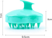 Hair Scalp Massager Brush Soft Silicone Bristles Care Scalp Massager Hair Shampoo Scrubber Manual Head Scalp Massager for Scalp Relax and Hair Clean