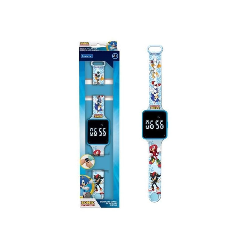 Lexibook, Sonic The Hedgehog, Digital watch, 12-hour or 24-hour time display, Blue, DMW060SN