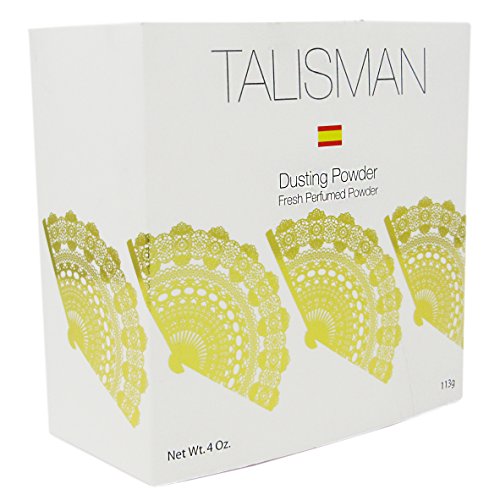 ELP ESSENTIAL Talisman Perfumed Dusting Powder with Puff, 4 oz