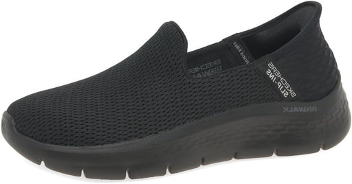 124963 Nvy womens Trainers - Black Textile Trim