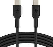 Belkin BoostCharge USB-C to USB-C fast charger cable, USB type C charger cable fast charging for iPhone 16, 15, Samsung Galaxy S24, S23, Pixel, iPad, MacBook, Nintendo Switch and more - 1m, Black