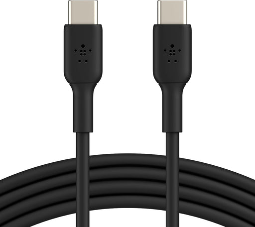 Belkin BoostCharge USB-C to USB-C fast charger cable, USB type C charger cable fast charging for iPhone 16, 15, Samsung Galaxy S24, S23, Pixel, iPad, MacBook, Nintendo Switch and more - 1m, Black