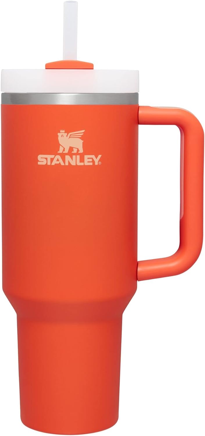 Stanley Quencher H2.0 Tumbler with Handle & Straw 40 oz | Twist On 3-Way Lid | Cupholder Compatible for Travel | Insulated Stainless Steel Cup | BPA-Free | Seafoam