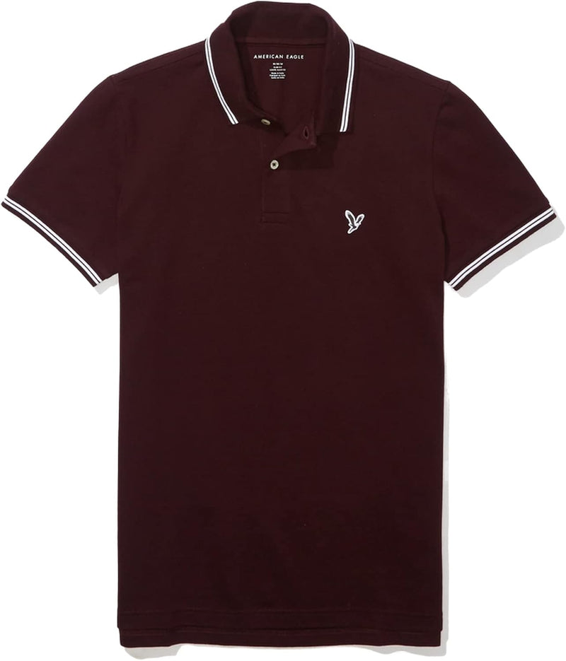 American Eagle Men's Slim Fit Pique Polo Shirt