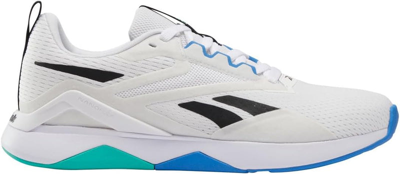 NANOFLEX TR 3 mens Sneaker - Footwear White/Black/Unleashed Green
