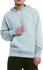 mens Hoodie, Powerblend, Fleece Striped Sweatshirt for Men (Reg. Or Big & Tall) Hooded Sweatshirt - Oxford Gray