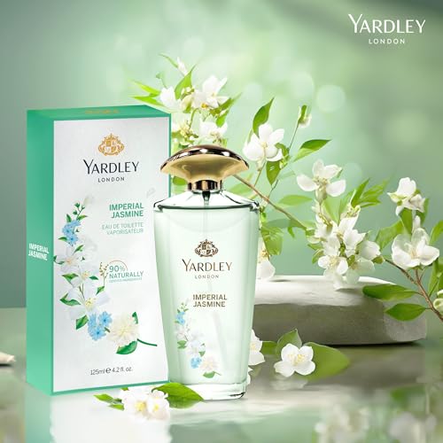 Yardley London Imperial Jasmine Eau De Toilette - 125ml Floral Scent with Jasmine & Orange Blossom Fragrance