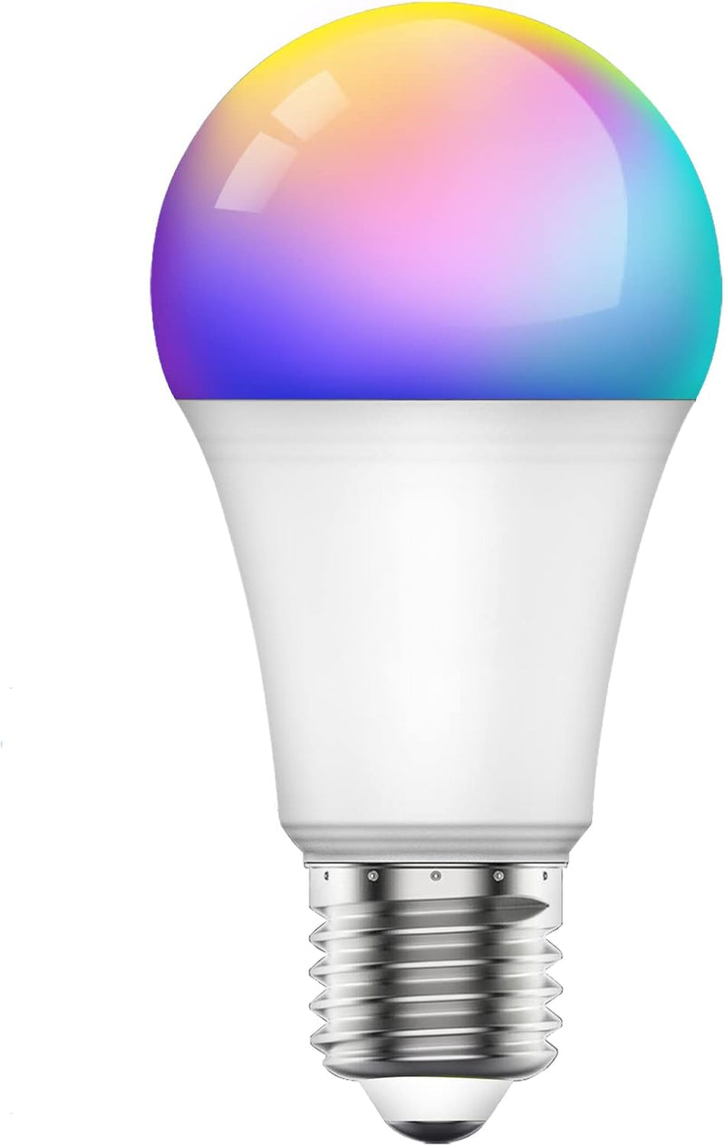 1Pcs Smart Led Bulb E27 Remote Control Color Adjustable Light Works With Amazon Alexa/Echo Google Home/Assistant Ifttt 190V/240V 10W 3000K 800Lm, Wi-Fi - 1 PACK