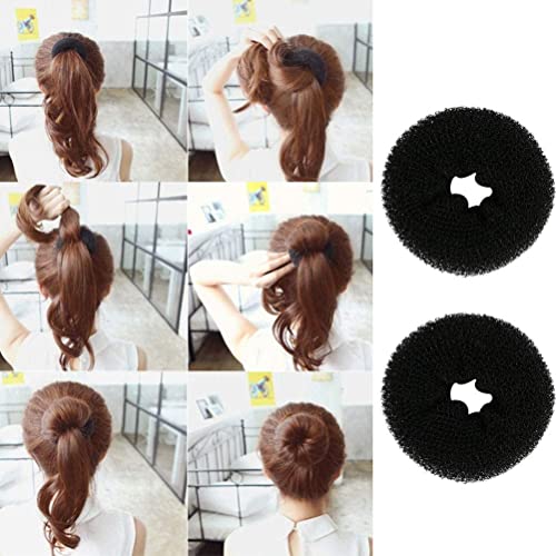 Premify 60 Pcs Hair Braiding Tools, 17 Styles Hair Design Styling Tools Accessories Set DIY Hair Accessories Hair Modeling Tools For Women Hairdresser Kits Set Donut Bun Ponytail Maker