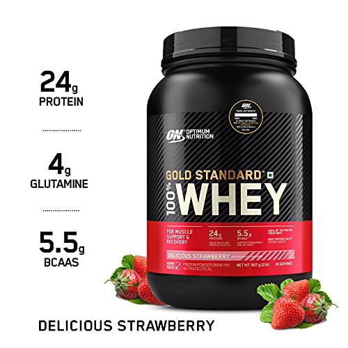 Optimum Nutrition, Gold Standard, 100% Isolate, Strawberry Cream, 720 G