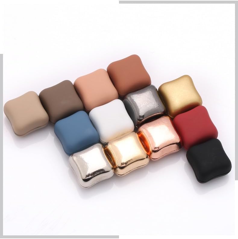 TERRIFI 8pcs Hijab Magnetic Pins, Strong Magnetic Square Brooch, Multi-Purpose Pinless Scarf Magnet for Women, Hijabs, Scarves, and Clothes