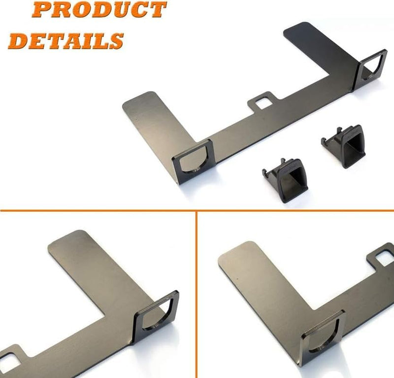 Samman Car ISOFIX Mount Bracket Child Safety Seat Mount Bracket Universal Steel Latch Interface for ISOFIX Belt Connector 1PC
