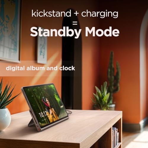 Lenovo Tab Plus with Sleeve, 11.5" 2K 90Hz Touch Display, MediaTek Helio G99 2.2GHz, 8GB RAM, 256GB Storage, Octa JBL Hi-Fi Speakers, Screen Share, Speaker Mode, A14, Luna Grey [ZADX0108AE]