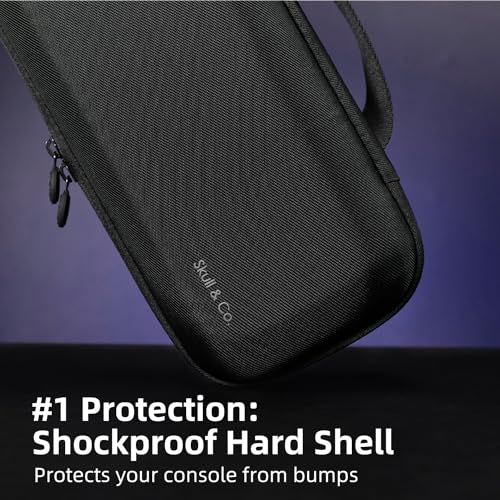 Skull & Co. Portable Hard Shell Protective Travel Carrying Case for PlayStation Portal - Black
