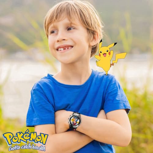 Accutime Kids Pokemon Digital LCD Quartz Watch for Boys, Girls, and Adults All Ages
