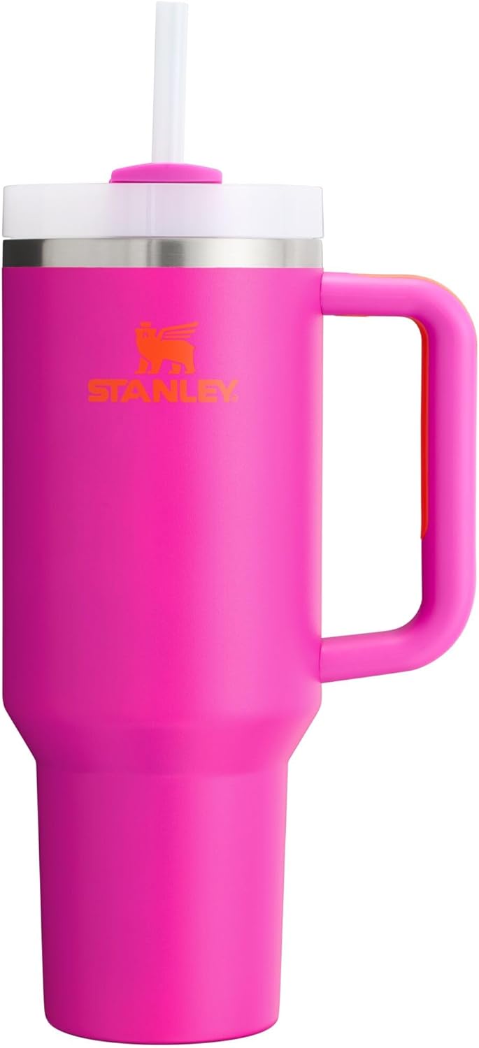 Stanley Quencher H2.0 Tumbler with Handle & Straw 40 oz | Twist On 3-Way Lid | Cupholder Compatible for Travel | Insulated Stainless Steel Cup | BPA-Free | Seafoam