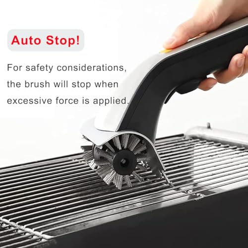 Electric Grill Brush for Barbecue, Brush for Outdoor Grill, Steam BBQ Cleaning Brush with Replacement Brushing, Gifts for Men, Dad