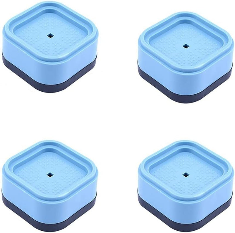 SHIDHMI 4PCS Anti-Vibration Mat Washing Machine Vibration Damper Non-Slip Washer Shock-Absorbing Pad Washing Machine Mat for Dryer Washing Machine Table Desk