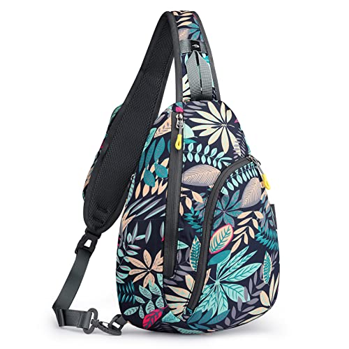 G4Free Small Sling Bag Shoulder Backpacks Gym Bags Chest Rucksack Crossbody Daypacks for Hiking Outdoor