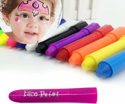 KASTWAVE Face Paint Crayons, 12 Colors Face Paints for Children Halloween Make Up Set, Washable Make Up Set Body Painting for Boys Girls, Non-Toxic, Party Cosplay Face Paint Crayons for Ages 3+