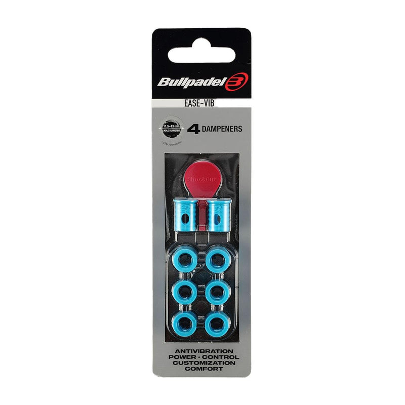 Bullpadel Blister (4 Units) Ease Vibe Anti-Vibrator Sky Blue