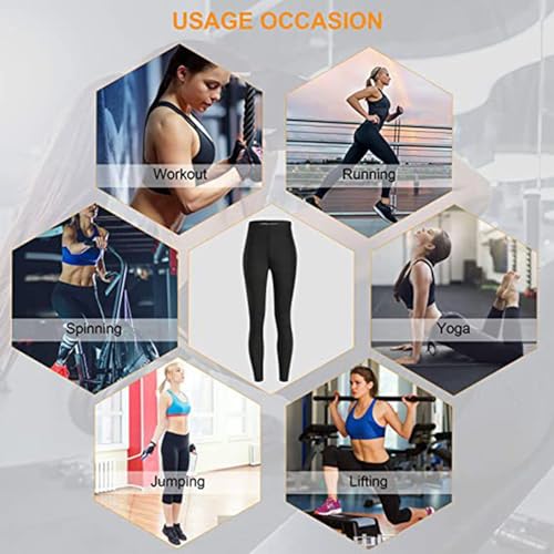 Sauna Leggings for Women, High Waisted Leggings for Women, Sweat Leggings, Women's Slimming Tummy Control Sauna Pants,Blue,4XL/5XL