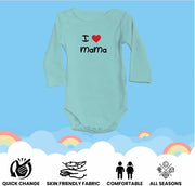 Pack of 2 Unisex Baby Romper with Mama and Papa Printed Design for Newborns,Infants, Toddlers Full Sleeve Jumpsuit Snap Closure for Easy Diaper Changes Ideal for Baby Shower