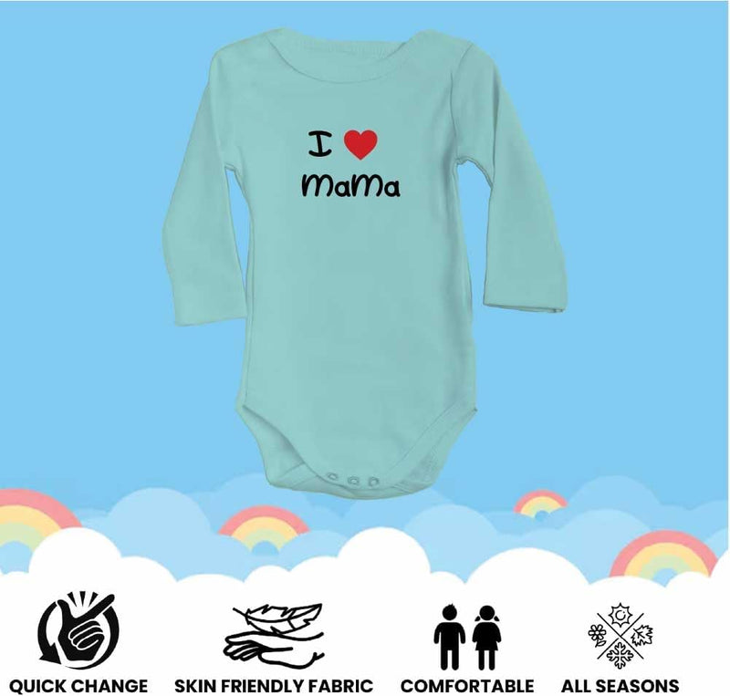 Pack of 2 Unisex Baby Romper with Mama and Papa Printed Design for Newborns,Infants, Toddlers Full Sleeve Jumpsuit Snap Closure for Easy Diaper Changes Ideal for Baby Shower