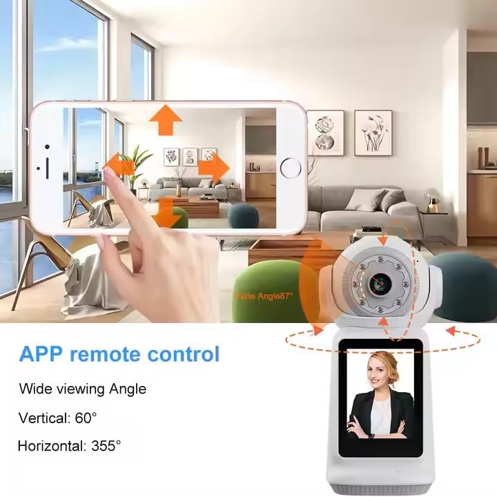 V380PRO Wireless IP camera with screen security house hold Smart wifi visual camera 360 degree mobile phone network monitoring