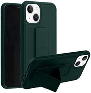 AWH Case for iPhone 14 Plus, Back Stand Case with Magnet Holder Hand Grip Magnetic Car Mount Anti Scratch Shockproof Cover Case for iPhone 14 Plus (iPhone 14 Plus, Light Blue) - iPhone 14 Max Green