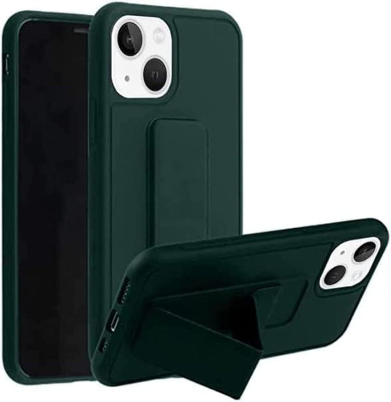 AWH Case for iPhone 14 Plus, Back Stand Case with Magnet Holder Hand Grip Magnetic Car Mount Anti Scratch Shockproof Cover Case for iPhone 14 Plus (iPhone 14 Plus, Light Blue) - iPhone 14 Max Green