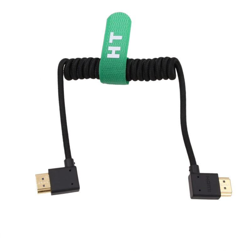 HangTon HDMI 4K 120p 8K Cable for Atomos Ninja V Portkeys FEELWORLD Monitor Sony A7Siii A7RV A7IV FX30 Canon C300 C500 Lumix S5II Nikon Camera Right Type A HDMI 2.1