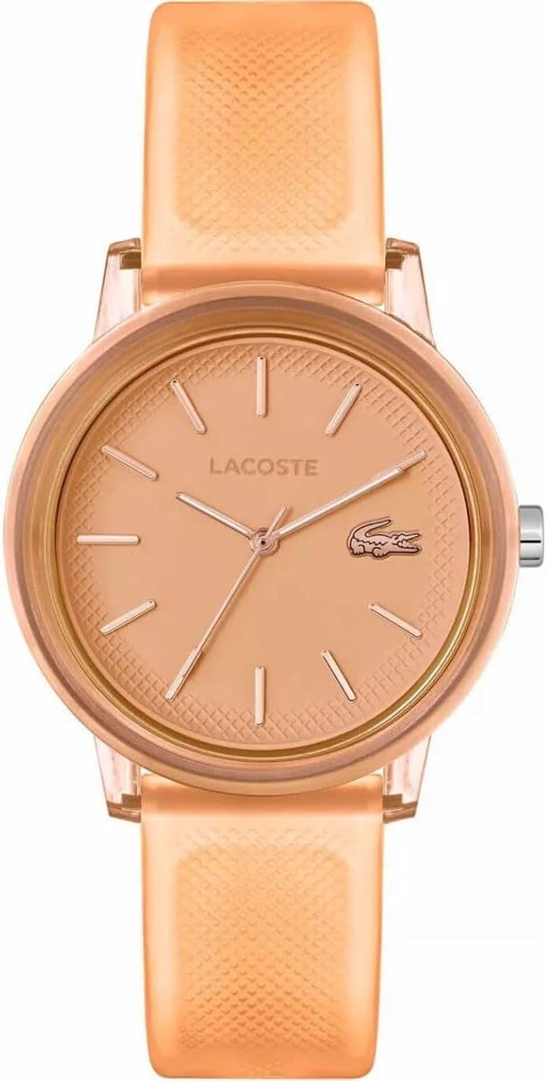 12.12 Men Watch, Analog - ORANGE / ORANGE