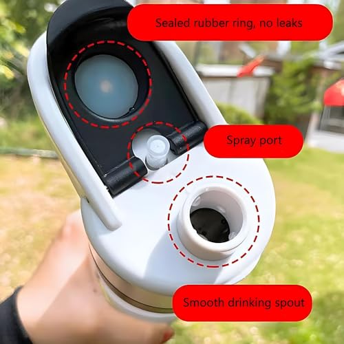 Joyzzz Spray Water Bottle Kids, 650ml Safe and Non-toxic Spray Cooling Bottle, Leakproof Bpa Free Misting Water Bottle, Kids Cool Misting Water Bottles, Suitable for Cycling and School