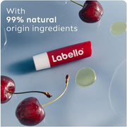 Cherry Shine Lip Balm, 24H Melt-In Moisture, with Shea Butter and Natural Oils Enriched with Vitamins, with Natural Ingredients, Mineral Oil Free, Vegan, 4.8g