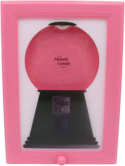 Alide Candy Dispenser Picture Frame Wall Mounted Interactive Gumball Machine Snack Dispenser for Kitchen with Fun Photo Frame (Pink)