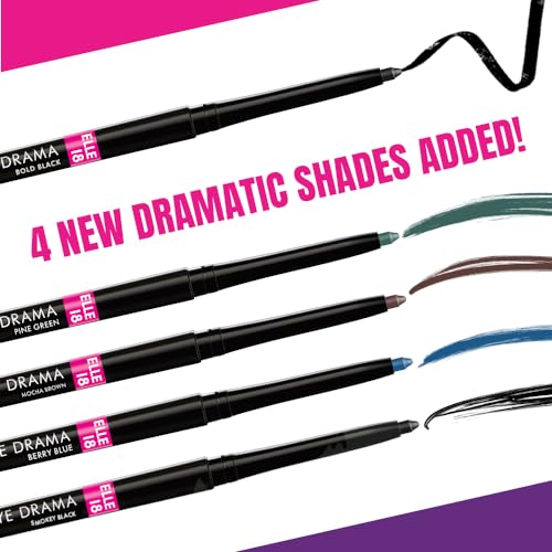 LAKMÉ Elle 18 Eye Drama Kajal, Bold Black, 0.35g