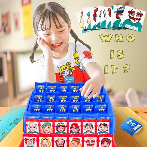 UKR Board Game Who is It, Fun Character Guseing Game for Kids
